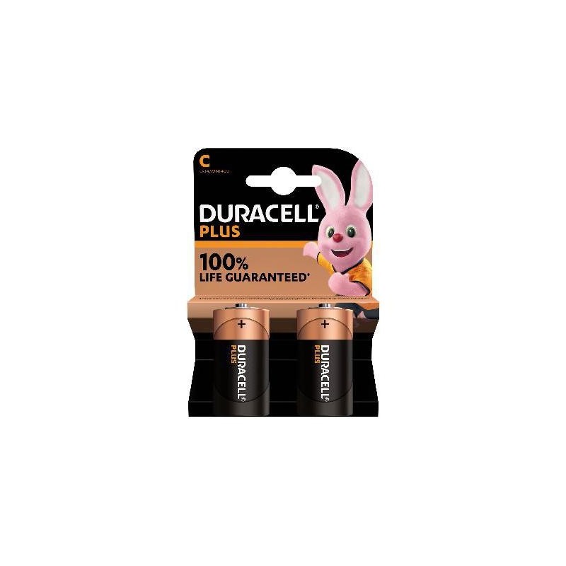 DURACELL PLUS POWER MEZZA TORCIA 100C B2 X 2 PEZZI