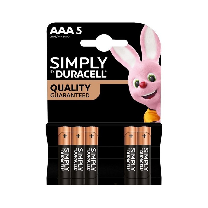 DURACELL SIMPLY MINISTILO AAA 5PZ IMBALLI INTERI X 10