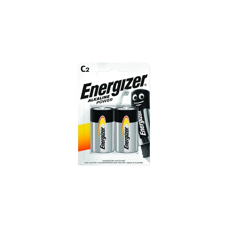 ENERGIZER ALKALINE POWER MEZZATORCIA X 2 PZ.