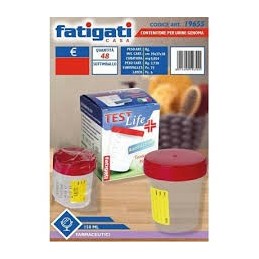 FATIGATI CONTENITORE PER URINE 120 ML IMBALLI INTERI X 50