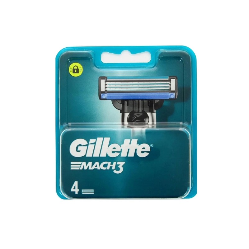 GILLETTE MACH3 4 LAME RICAMBIO IMBALLI INTERI X 10