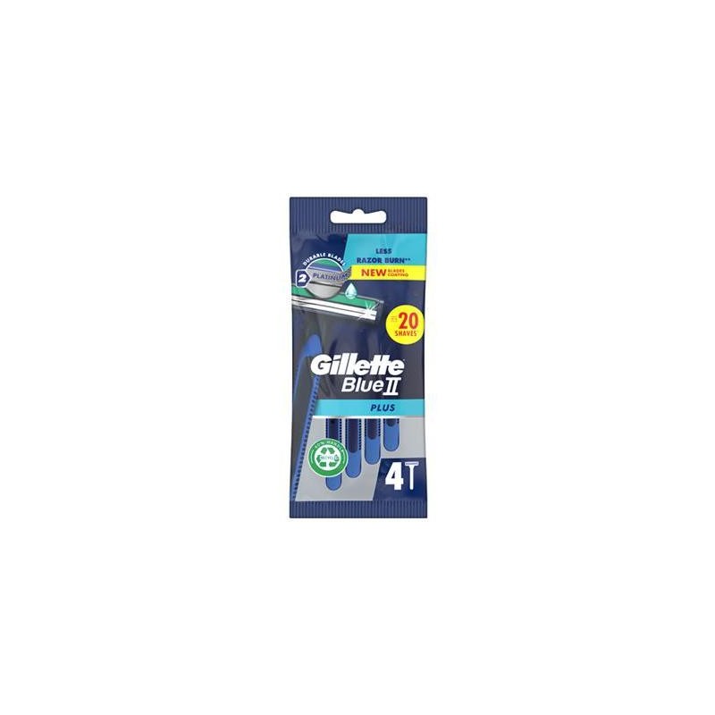 GILLETTE RASOI BLUE II PLUS RASOIO U&G X4