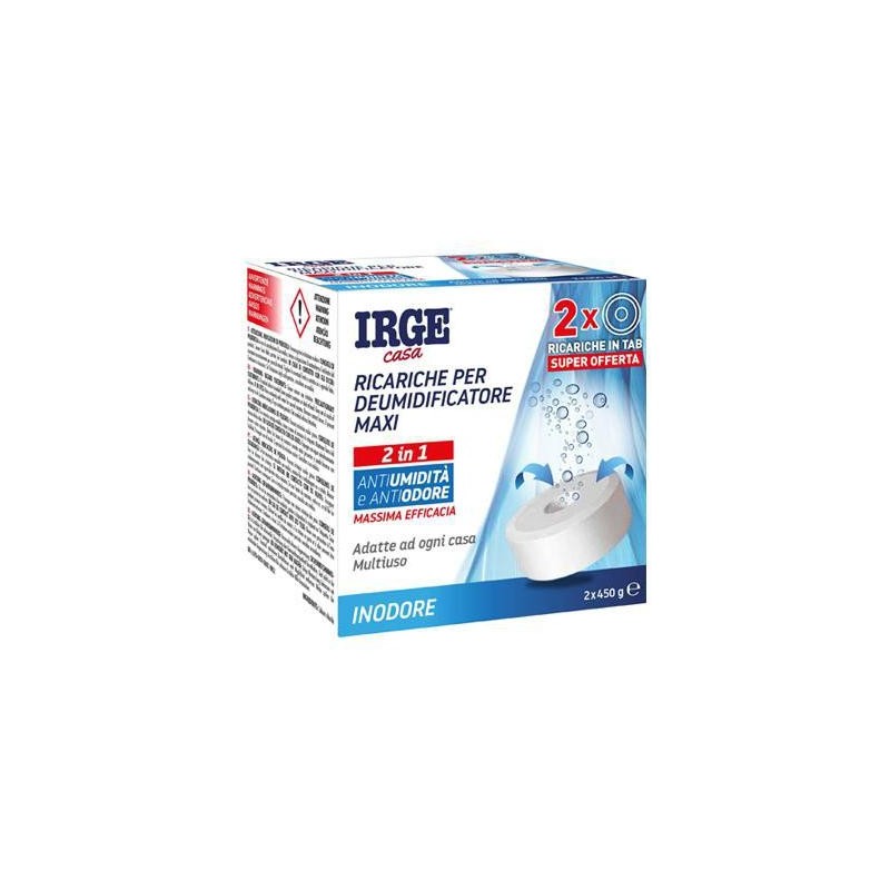 IRGE DEUMIDIFICATORE TABS 2 PEZZI GR.450