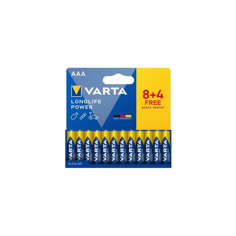 VARTA LONGLIFE POWER 8+4 AAA