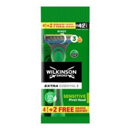 WILKINSON SWORD EXTRA ESSENTIAL3 SENSITIVE RASOI X 4+2