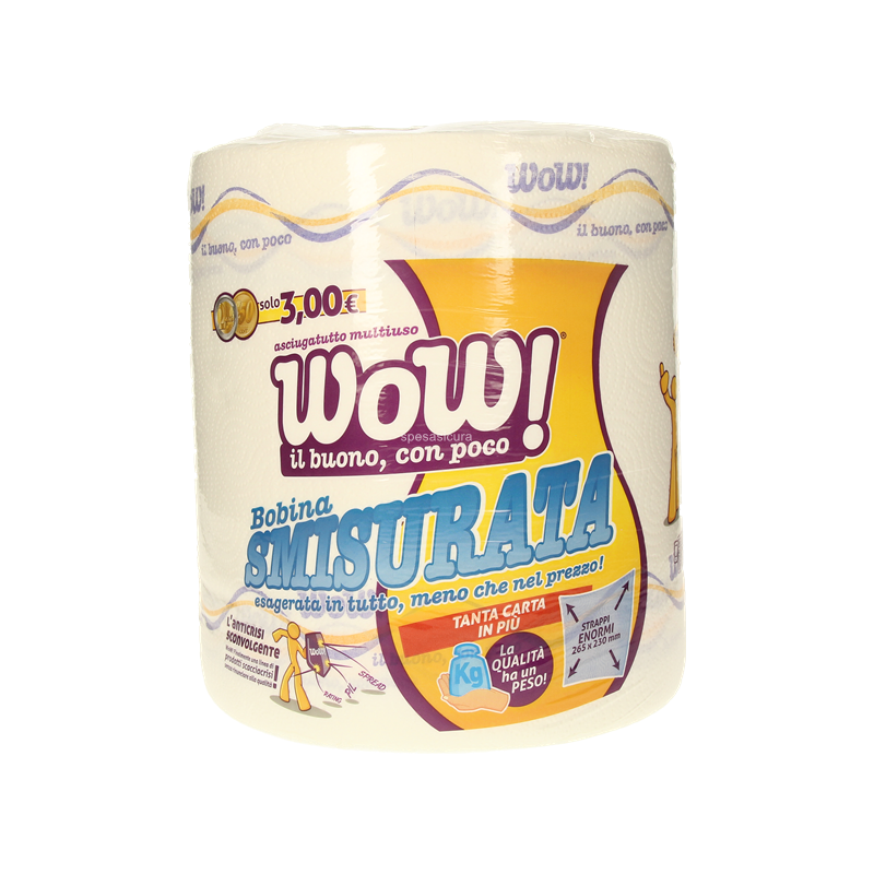 WOW BOBINA SMISURATA 1RT 2V IMBALLI INTERI X 6
