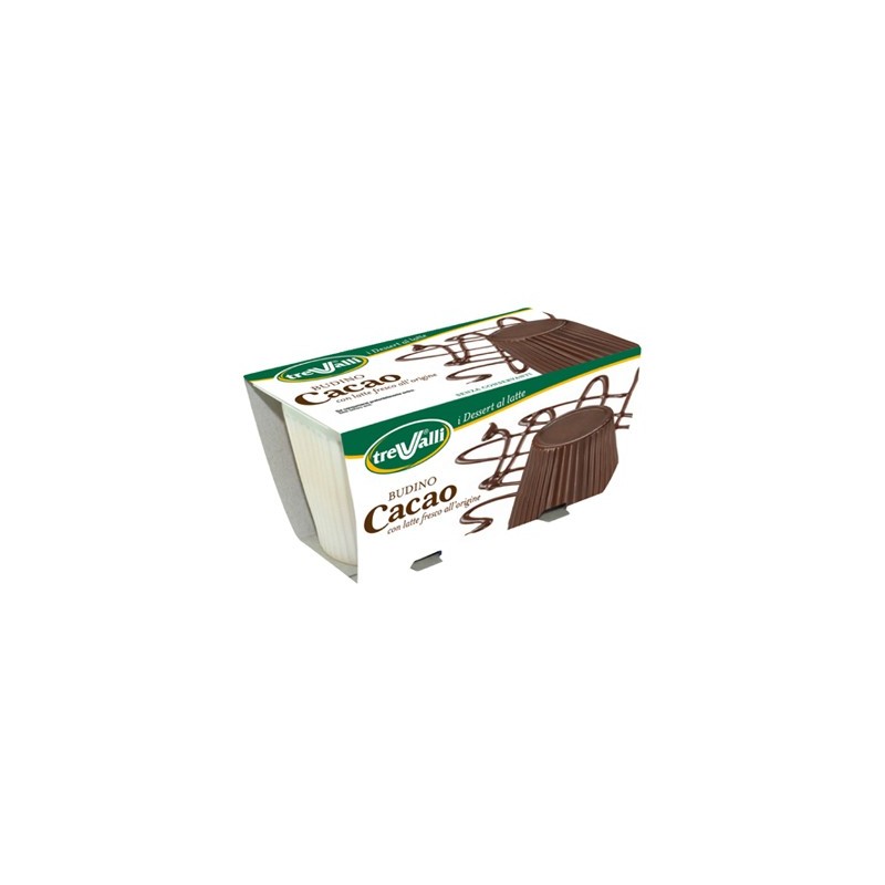 TREVALLI BUDINO 2 X 100GR CACAO