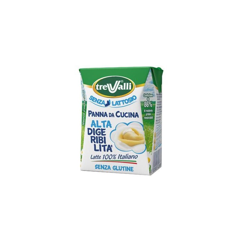 TREVALLI PANNA CUCINA SENZA LATTOSIO 200 ML