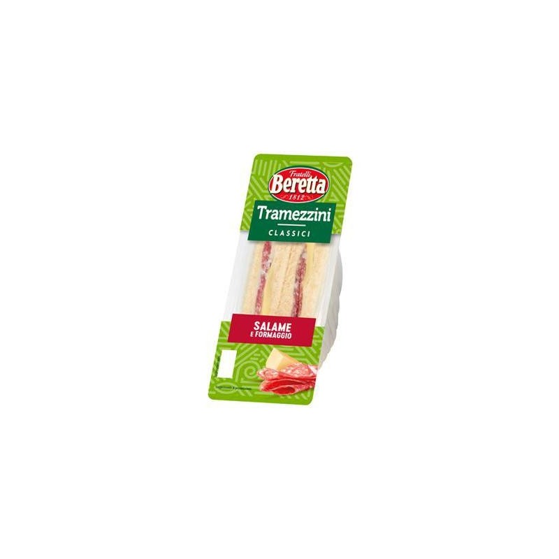 BERETTA TRAMEZZINO 140 GR SALAME/FORMAGGIO