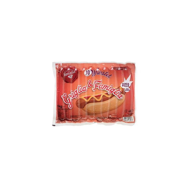 BONAZZA WURSTEL SUINO 1 KG