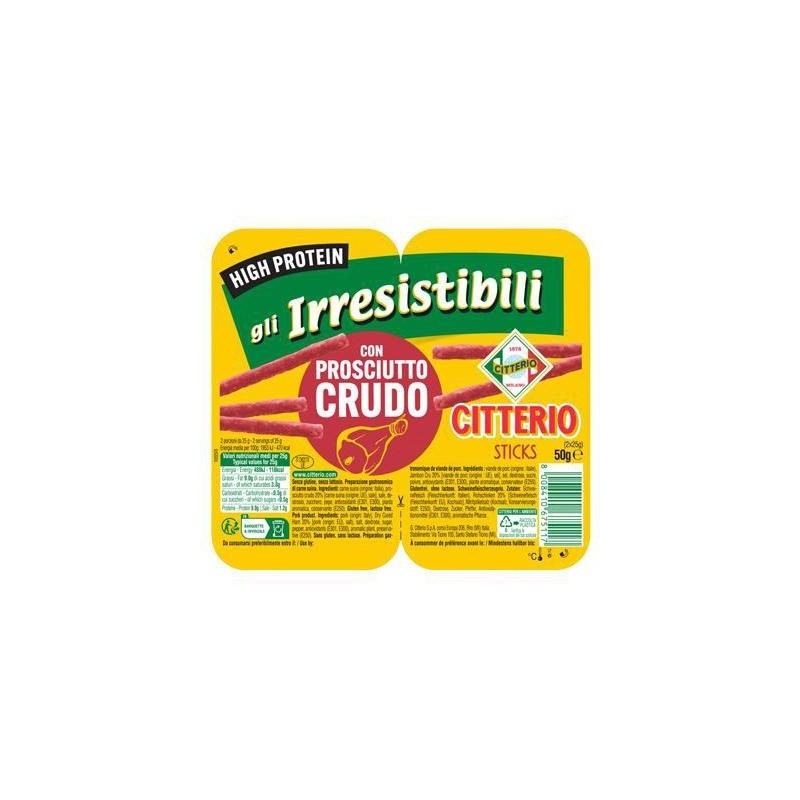 CITTERIO IRR. BASTONCINI PR.CRUDO GR.25X2