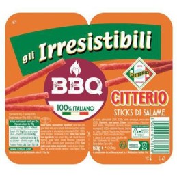 CITTERIO IRR. BASTONCINI SALAME BBQ GR.30X2