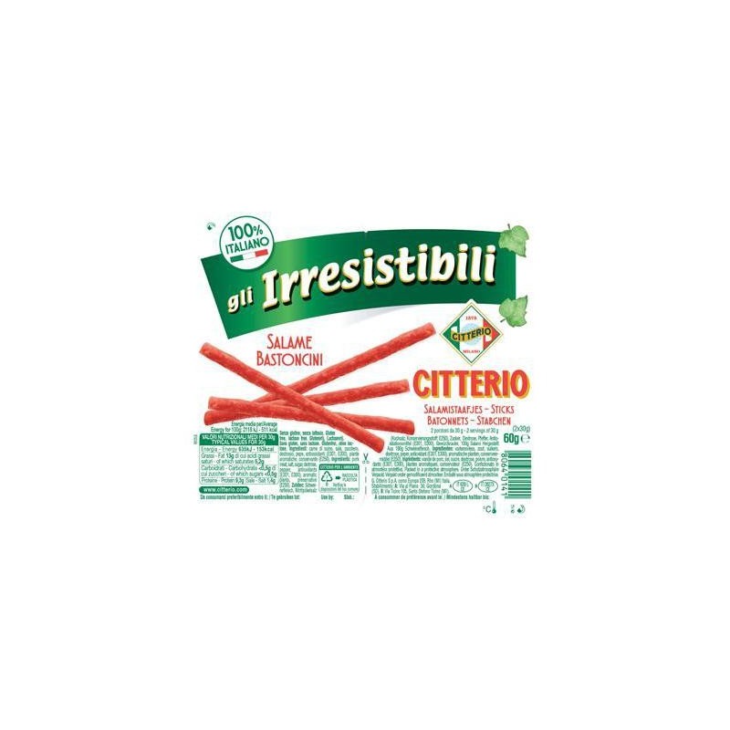CITTERIO IRR. BASTONCINI SALAME GR.30X2