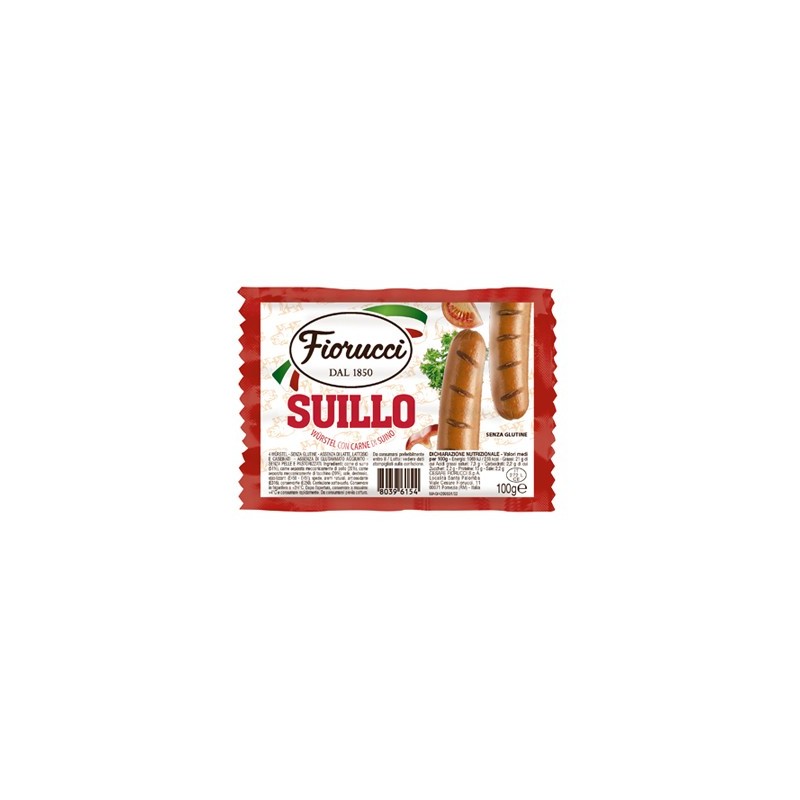 FIORUCCI WURSTEL SUILLO 100GR