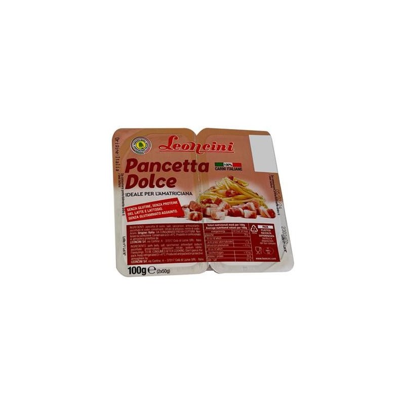 LEONCINI PANCETTA CUBETTI DOLCE 100 GR