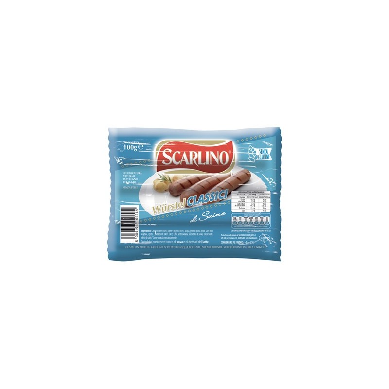 SCARLINO WURSTEL CLASSICO 100GR
