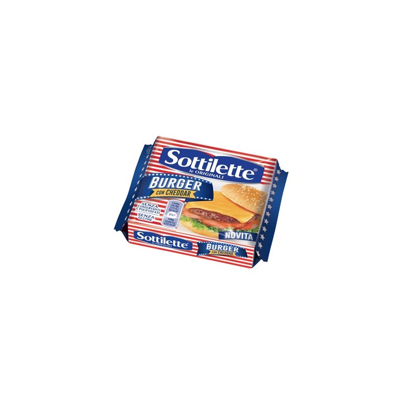 SOTTILETTE BURGHER CHEDDAR 185 GR