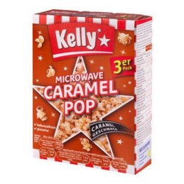 KELLY'S POPCORN MICROONDE GR.270 CARAMELLO
