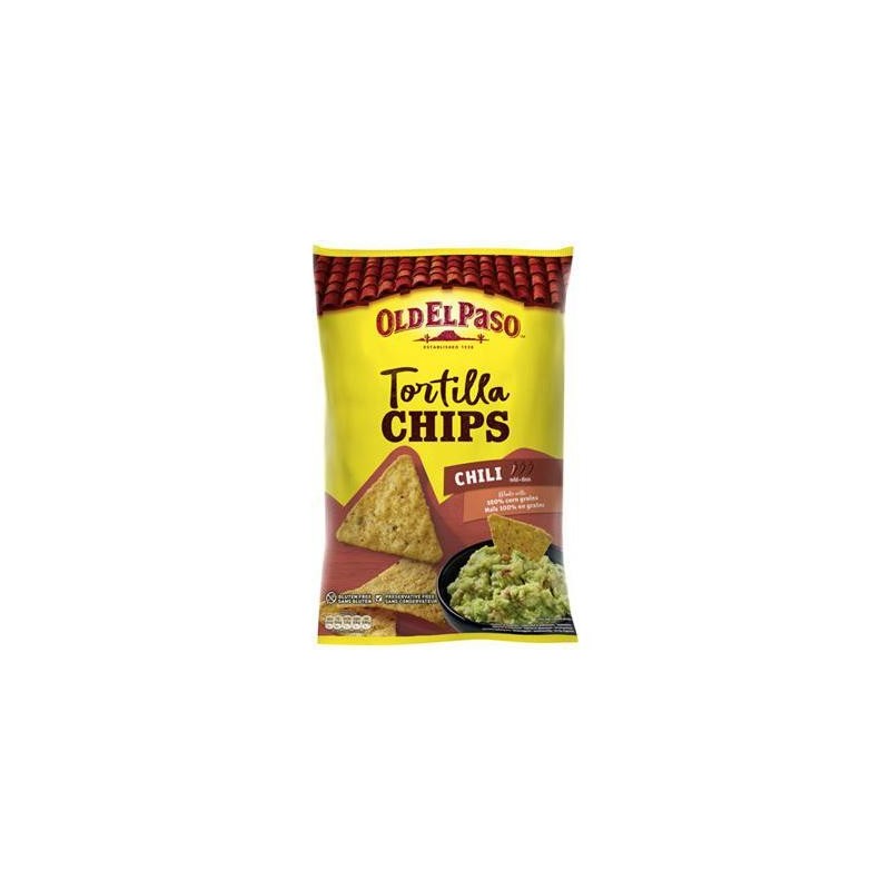OLD EL PASO TORTILLA CHIPS GR185 CHILI