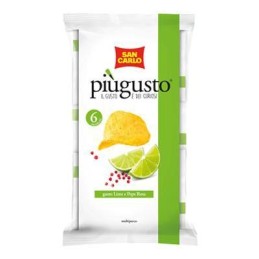 SAN CARLO PATATINE PIU'GUSTO LIME PEPE ROSA MULTIPACK