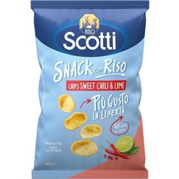 SCOTTI SNACK RISO CHIL.LI.GR40 CHILI&LIME