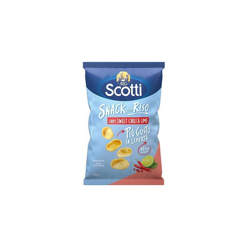 SCOTTI SNACK RISO CHIL.LI.GR40 CHILI&LIME