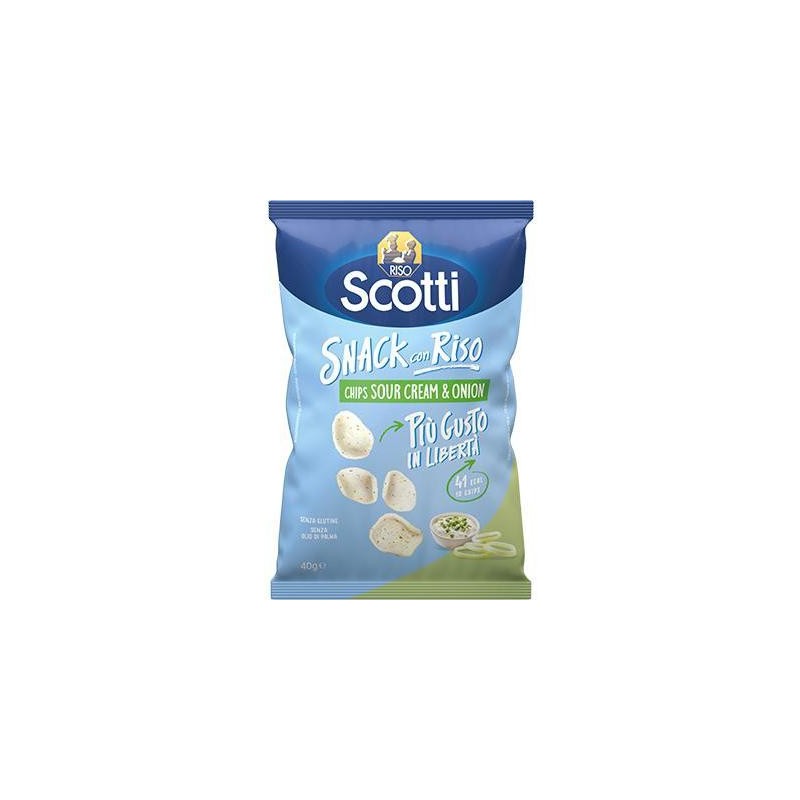 SCOTTI SNACK RISO ONION GR40 CREAM&ONION
