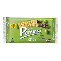 GRANPAVESI CRAKERS MEDIT. 280GR OLIVE