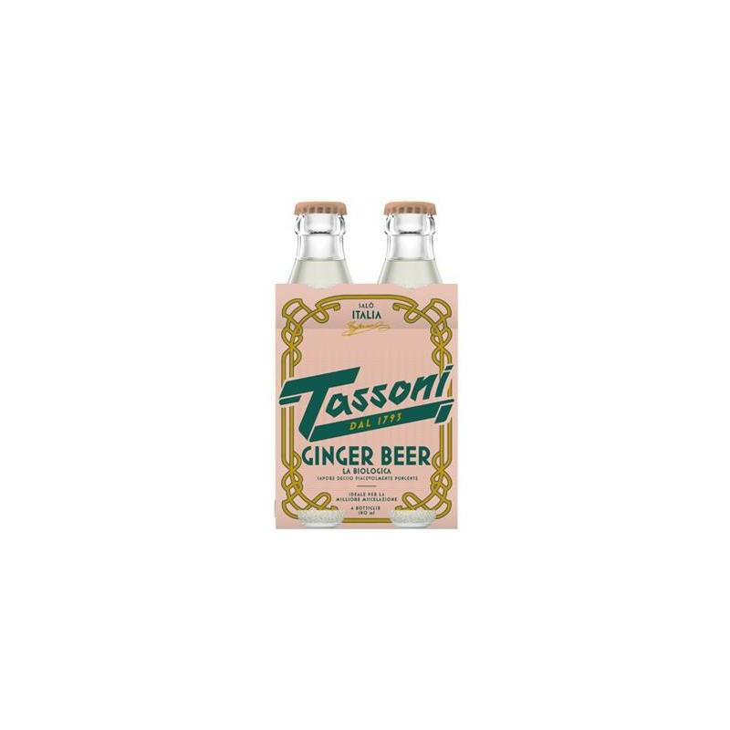 TASSONI 18 CL X 4 GINGER BEER