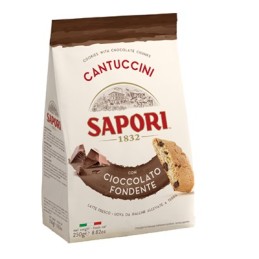 SAPORI CANTUCCINI GOCCE CIOCCOLATO FONDENTE GR.250