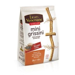 LE VENEZIANE MINI GRISSINI SENZA GLUTINE GR.250 SESAMO/CHI