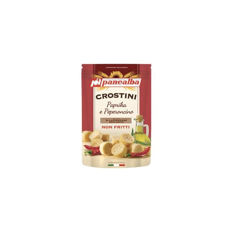 PANEALBA CROSTINI PEPERONCINOPAPRIKA GR.100