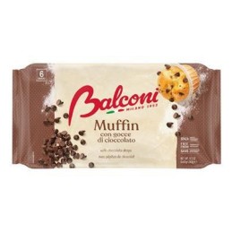 BALCONI MUFFIN CON GOCCE DI CIOCCOLATO GR.240