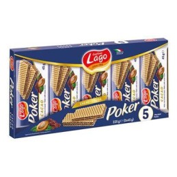 LAGO POKER 5 X 45 GR CACAO