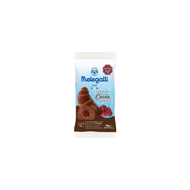 MELEGATTI CROISSANT CACAO X6 FRUTTI DI BOSCO GR.300