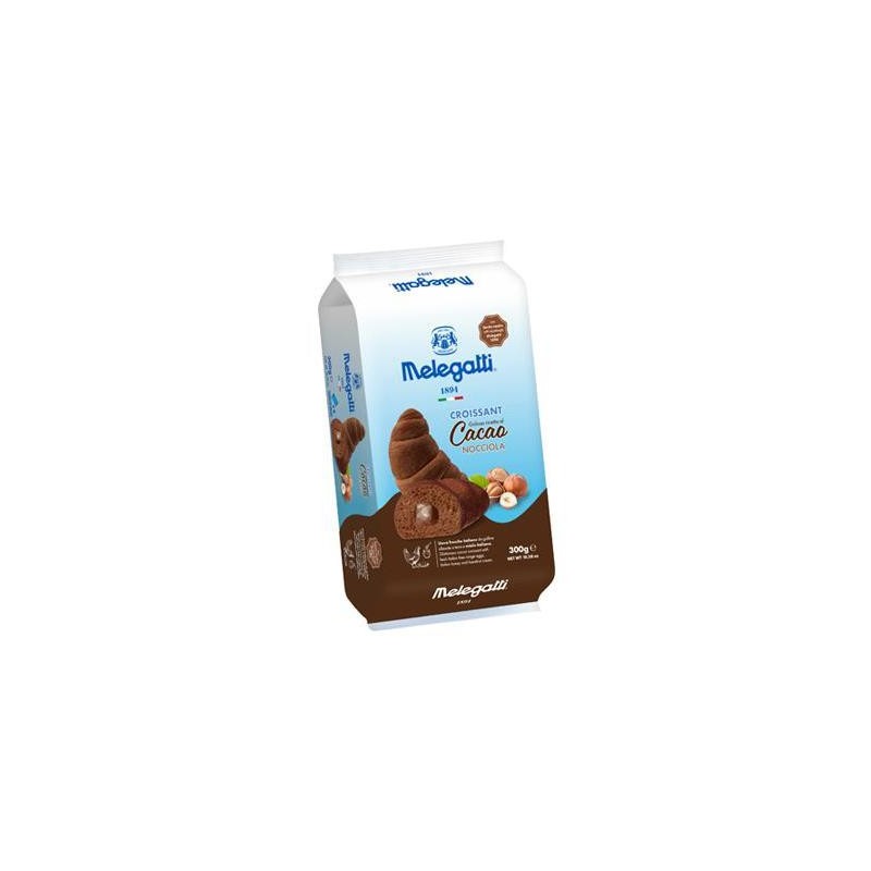 MELEGATTI CROISSANT CACAO X6 NOCCIOLA GR.300