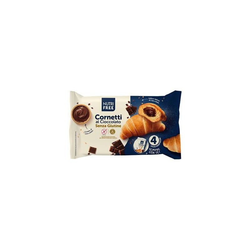 NUTRIFREE CORNETTI CIOCCOLATOSENZA GLUTINE 4 PEZZI GR.2