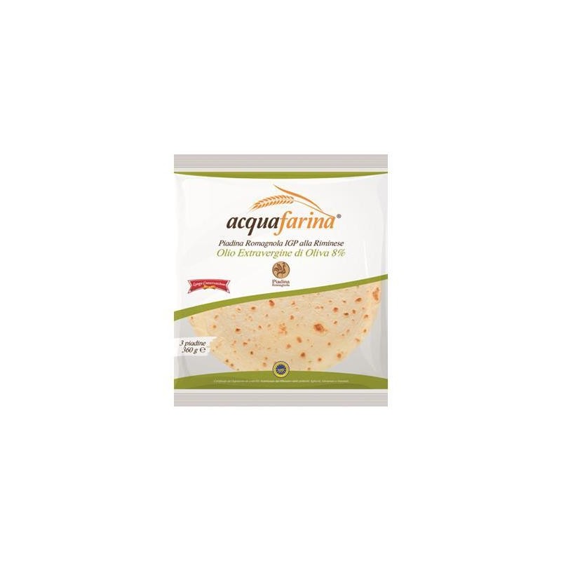 ACQUAFARINA PIADA 360 GR 3 PEZZI OLIO EVO