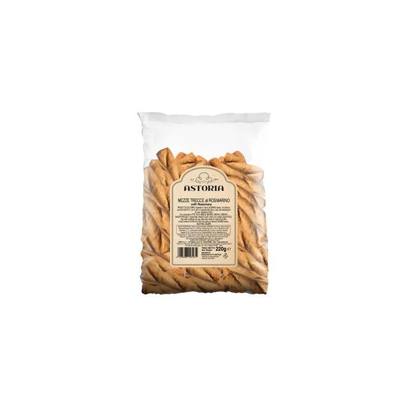 ASTORIA TARALLI MEZZE TRECCE ROSMARINO GR.220