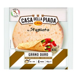 C.R.M. MINI PIADINA SFOGLIATA GRANO DURO X 4 PZ 100 GR