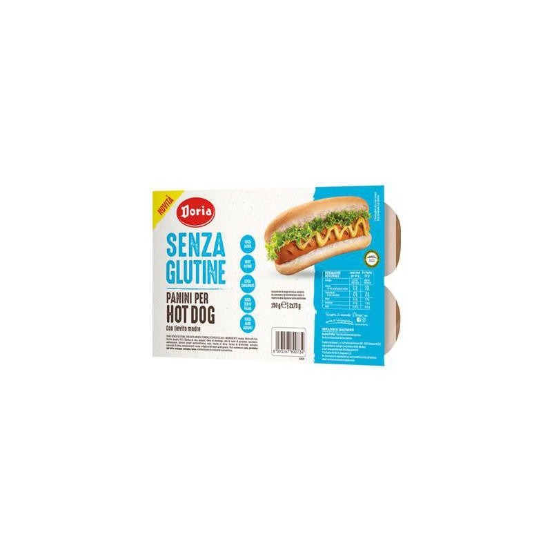 DORIA HOT DOG SENZA GLUTINE GR.150