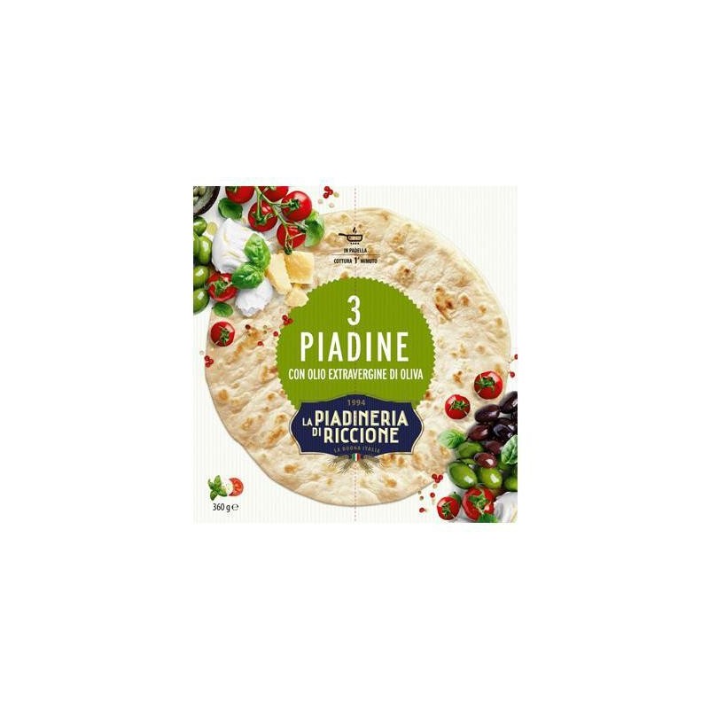 LA PIADINERIA DI RICCIONE PIAD.CON OLIO X3 GR.360
