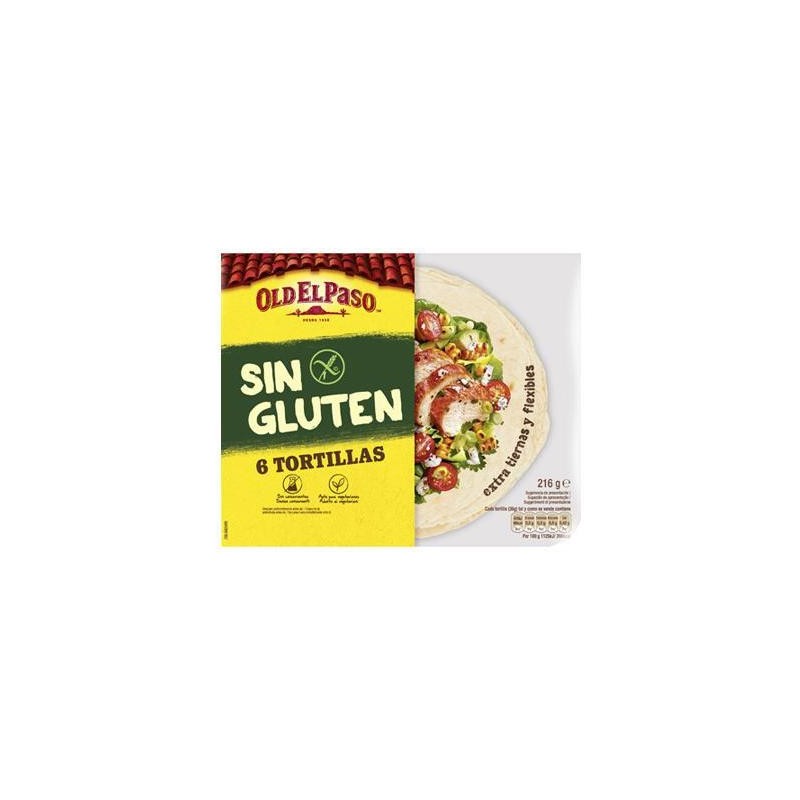 OLD EL PASO TORTILLAS SENZA GLUTINE 6 PEZZI GR216