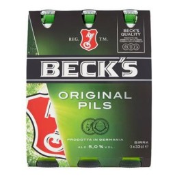 BIRRA BECK'S BOTTIGLIA 5° CL.33X3