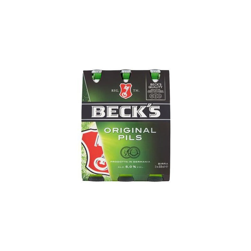 BIRRA BECK'S BOTTIGLIA 5° CL.33X3