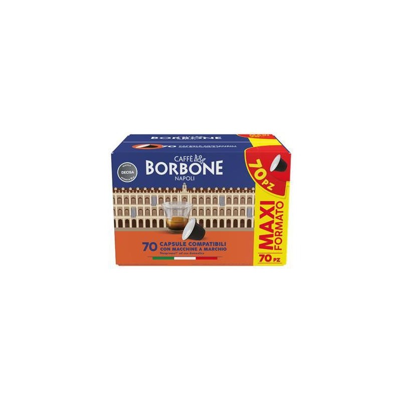 CAFFE'BORBONE CAPS X70 PZ MISCELA DECISA NESPRESSO