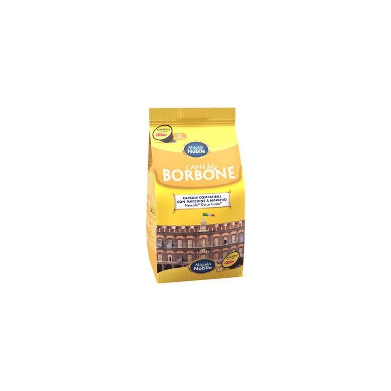 CAFFE'BORBONE CAPSULE X15 BLU(NOBILE) COMPATIBILI DOLCEGUST