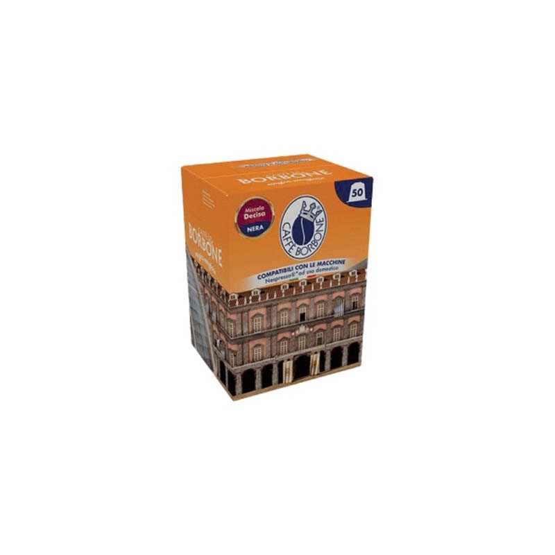 CAFFE'BORBONE CAPSULE X50 MISCELA DECISA (NERA) COMPATIBILI NESPRESSO
