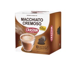CRASTAN CAPSULE COMP.DOLCEGUSTO X 10 MACCHIATO CREMOSO