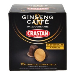 CRASTAN GINSENG&CAFFÈ 15 CAPSSENZA ZUCCHERO COMPATIBILE NESPRESSO